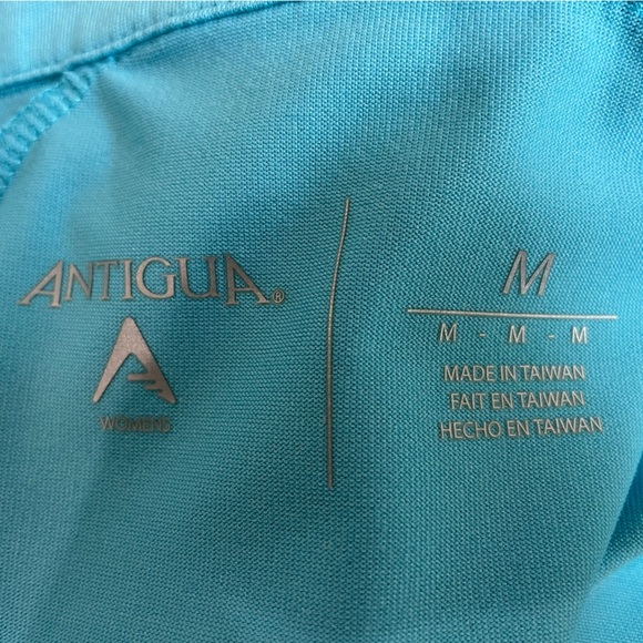 Antigua Women's Blue Golf Polo - Picture 5 of 6